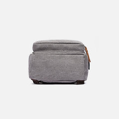 Canvas Sling Bag Crossbody Backpack – Casual Rucksack with USB Charging Port - VOTVO