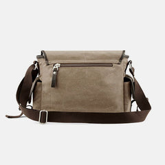 Canvas Messenger Bag for Men | Vintage Crossbody Laptop Briefcase - VOTVO