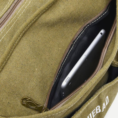 Messenger Bag for Men - Vintage Canvas Large Crossbody Kit