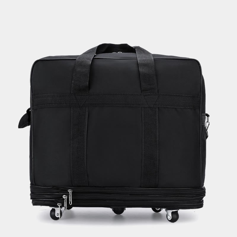Multifunctional Large Capacity Rolling Tote Crossbody Handbag for Travel – Versatile Nylon Tote Bag