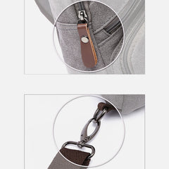 Canvas Sling Bag Crossbody Backpack – Casual Rucksack with USB Charging Port - VOTVO