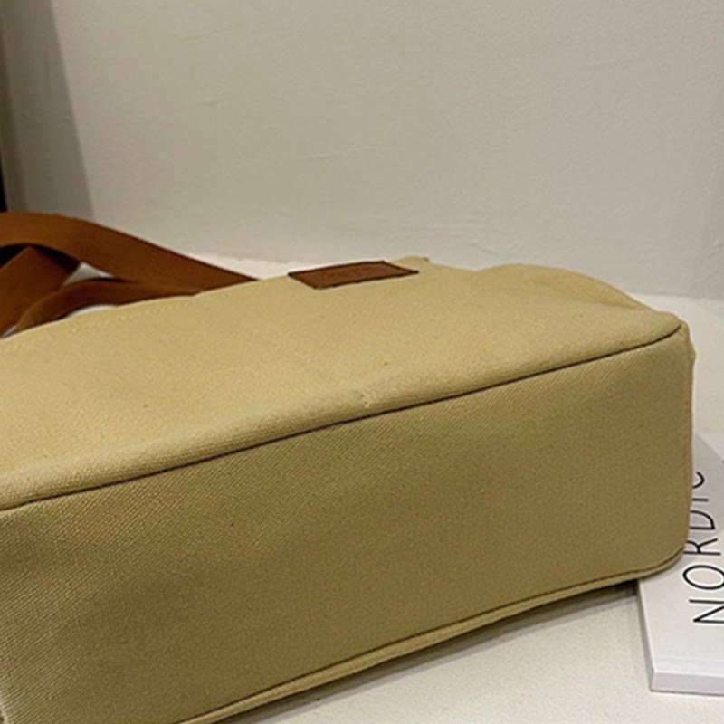 Simple Tote Bag for Women – Daily Portable Canvas Crossbody Bag - VOTVO