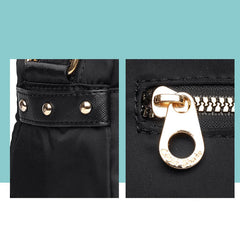 Crossbody Bag for Women – Simple Light Color Waterproof Nylon Bag