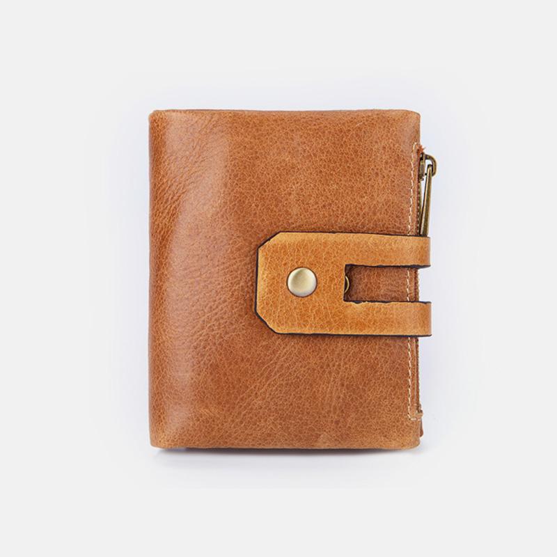 Multifunctional Double Zipper Vintage Wallet – Stylish and Practical - VOTVO