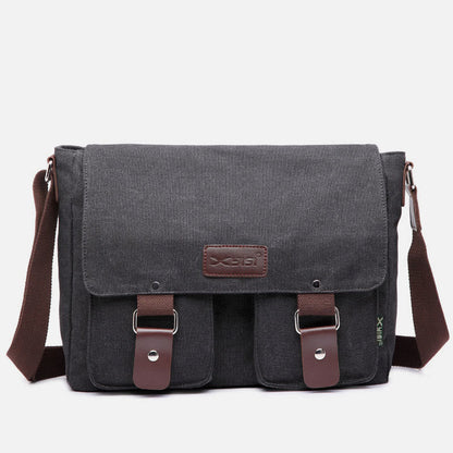 Messenger Bag for Men – Large Capacity Canvas Shoulder Bag for Casual & Daily Use - VOTVO