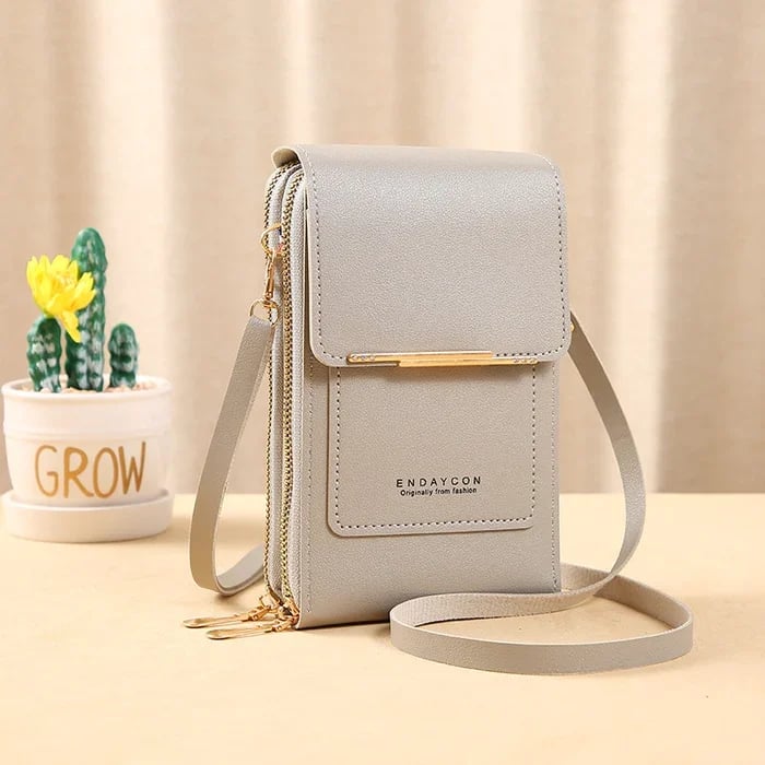 French shell shoulder bag, perfect for many styles