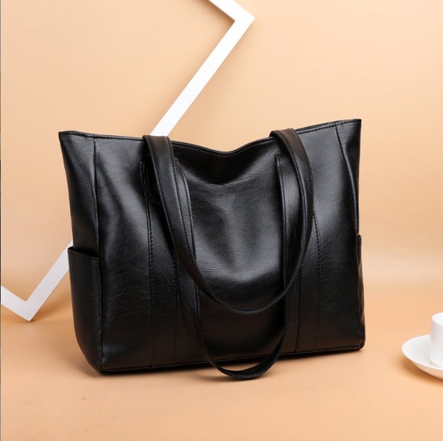 Solid color simple Large Capacity Tote Bag - VOTVO
