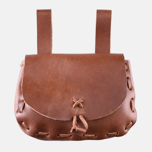 Medieval Leather Bag Pouch – Portable Coin Purse Belt Holster Waist Bag - VOTVO