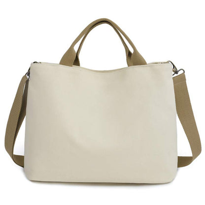 Borsa tote in tela riutilizzabile – Borsa a tracolla impermeabile
