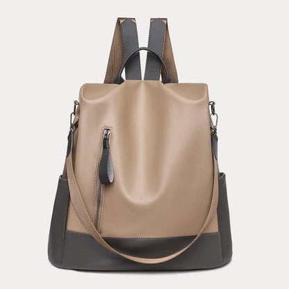 Women’s Leather Convertible Backpack Purse – Anti - Theft Travel Daypack & Shoulder Bag - VOTVO
