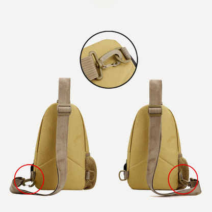 Sling Bag for Men – Canvas Casual Sports Large Chest Bag