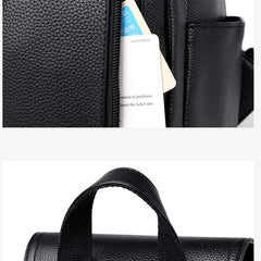 Backpack Purse for Women – Multi-Pocket PU Leather Travel Bag