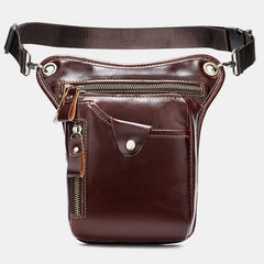 Marsupio sportivo retrò in vera pelle: lo stile classico incontra la funzionalità pratica