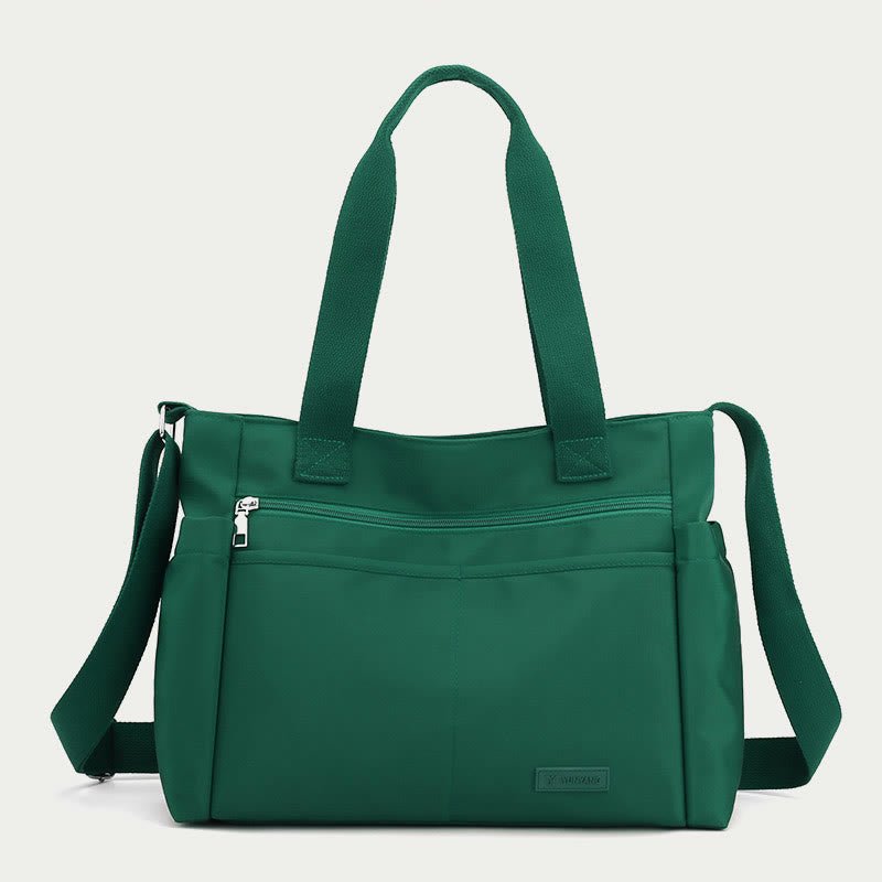 Minimalistic Nylon Tote Bag for Women – Large Handbag for School & Fitness - VOTVO