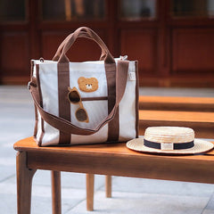 Functional Canvas Handbag – Mommy Bag, Tote Purse, Shoulder Bag - VOTVO