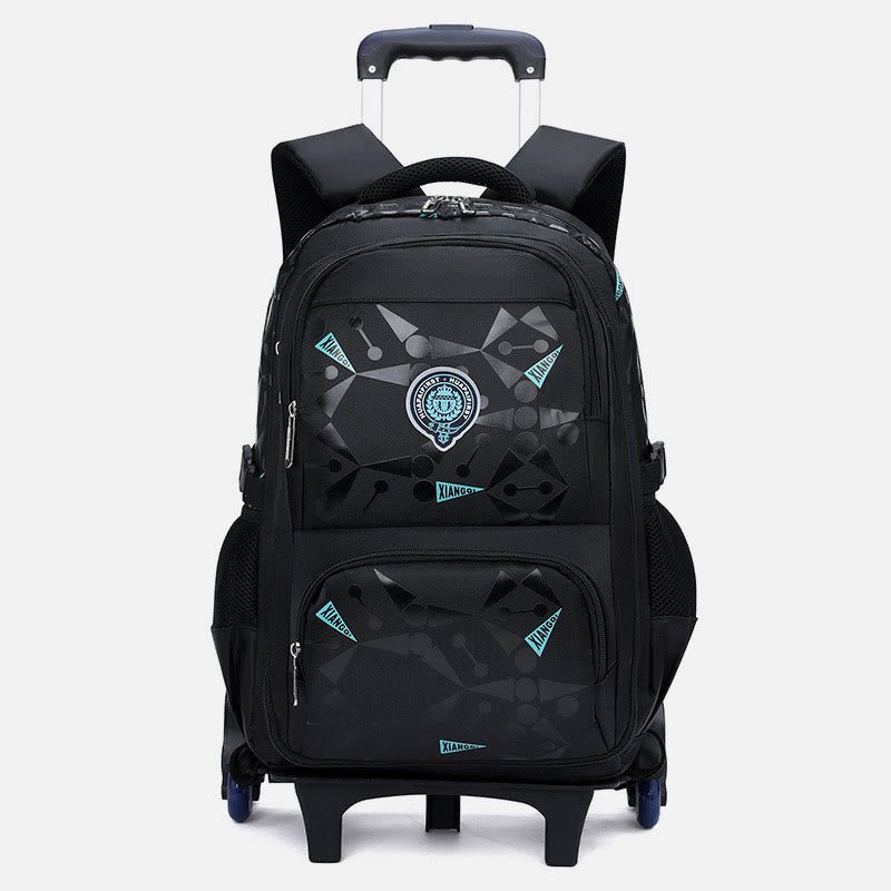 Rolling Wheels Backpack for Teens & Students – Multifunctional Travel Bookbag with Adjustable Straps - VOTVO