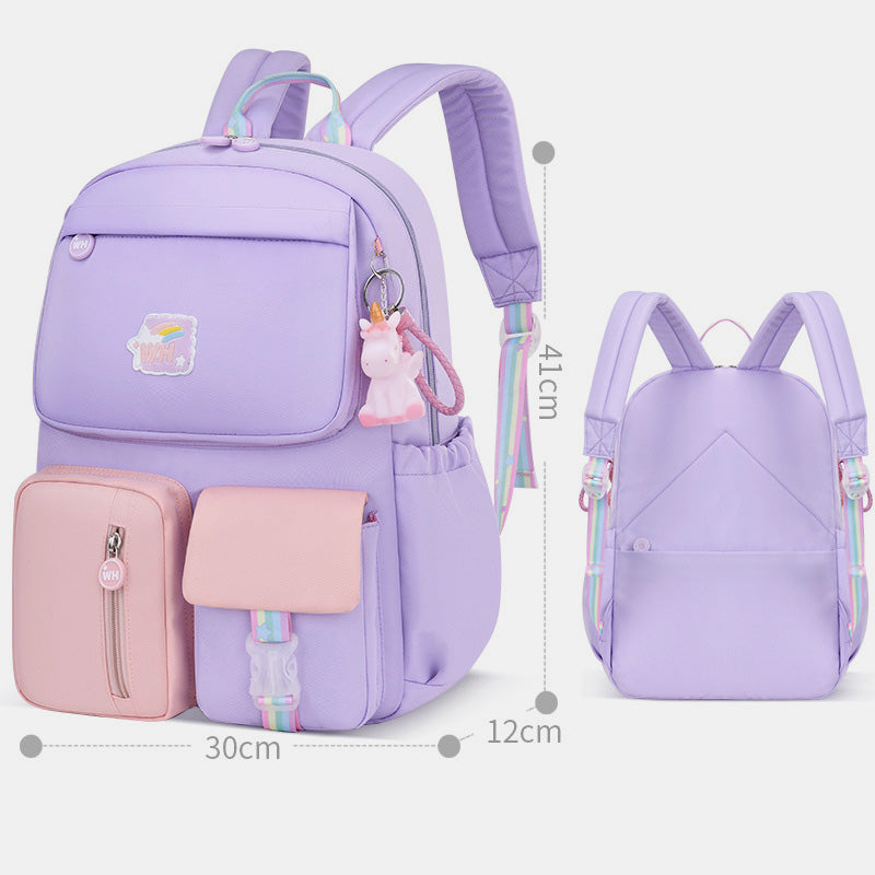 Waterproof Lightweight Large-Capacity College Backpack – Cute & Comfortable School Bag