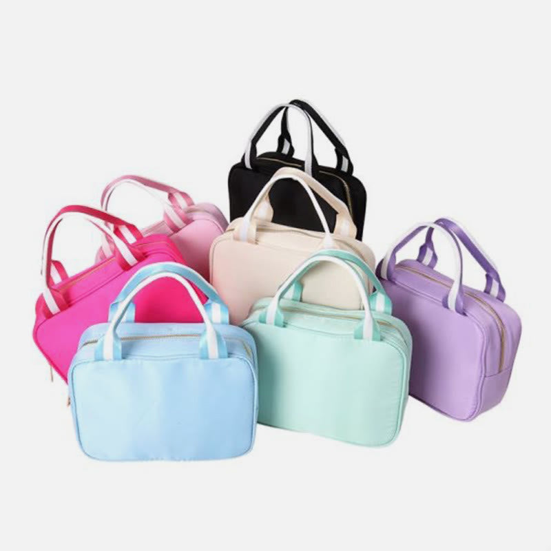 Waterproof Nylon Insulated Lunch Bag – Portable Ice Bag for Kids & Adults
