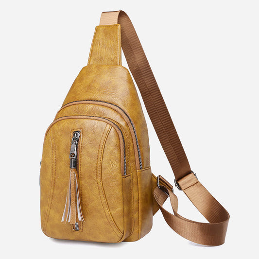Fashionable Waterproof Sling Bag for Women - Crossbody Purse with Adjustable Strap