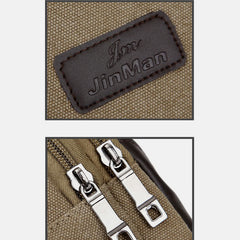 Canvas Sling Bag for Men - Outdoor Travel & Camping Chest Day Pack