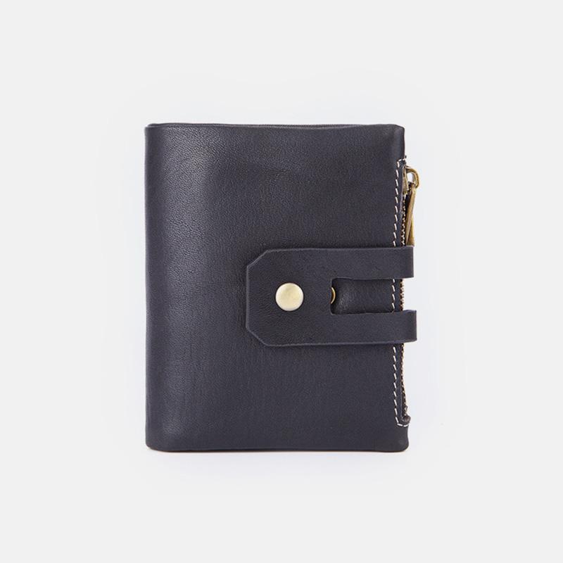 Multifunctional Double Zipper Vintage Wallet – Stylish and Practical - VOTVO