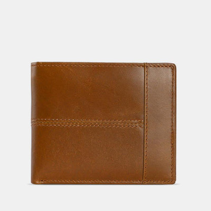 Retro RFID Multi - Slot Wallet – Leather, Stylish and Secure for Men - VOTVO