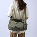 Multi - Pocket Canvas Crossbody Bag for Women | Retro Lightweight Shoulder Bag - VOTVO