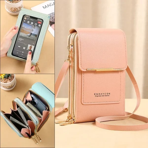 French shell shoulder bag, perfect for many styles