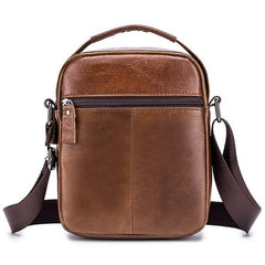 Genuine Leather Vintage Crossbody Bag for Men – Stylish Shoulder Bag - VOTVO