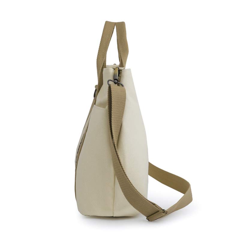 Reusable Water-Resistant Canvas Tote Bag – Versatile Crossbody Shoulder Bag