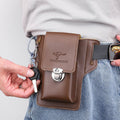 Leather Phone Pouch for Belt Universal Smartphone Holster Waist Bag - VOTVO