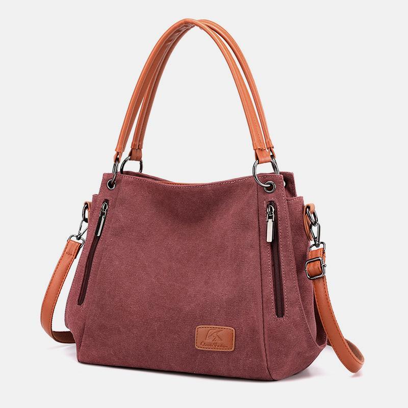 Large Capacity Casual Canvas Crossbody Bag for Women – Stylish & Practical - VOTVO