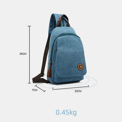 Canvas Sling Bag for Women – Small Sling Backpack Shoulder Bag