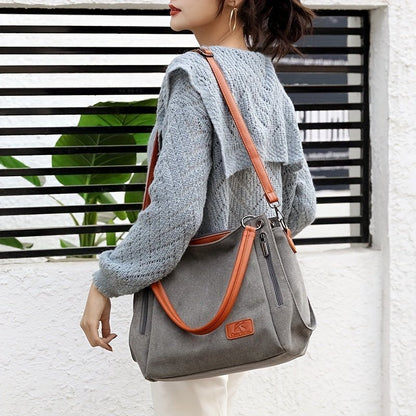 High - Quality Canvas Large Capacity Tote Bag – Perfect for Everyday and Travel - VOTVO