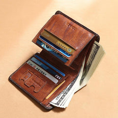 Genuine Leather RFID Multi - Card Bifold Wallet for Men - Secure & Stylish Business Wallet - VOTVO