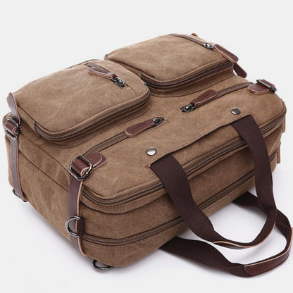 3 Way-Use Large Capacity British Style Briefcase – Versatile Elegance for Work and Travel