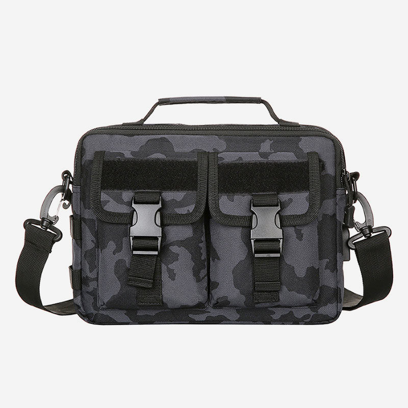 USB Charging Waterproof Large-Capacity Outdoor Messenger Bag – Nylon Crossbody Bag for Sports & Daily Use