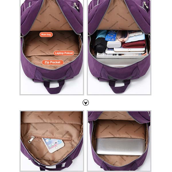 Waterproof Large Capacity Backpack – Multi-Layer Travel & School Bag