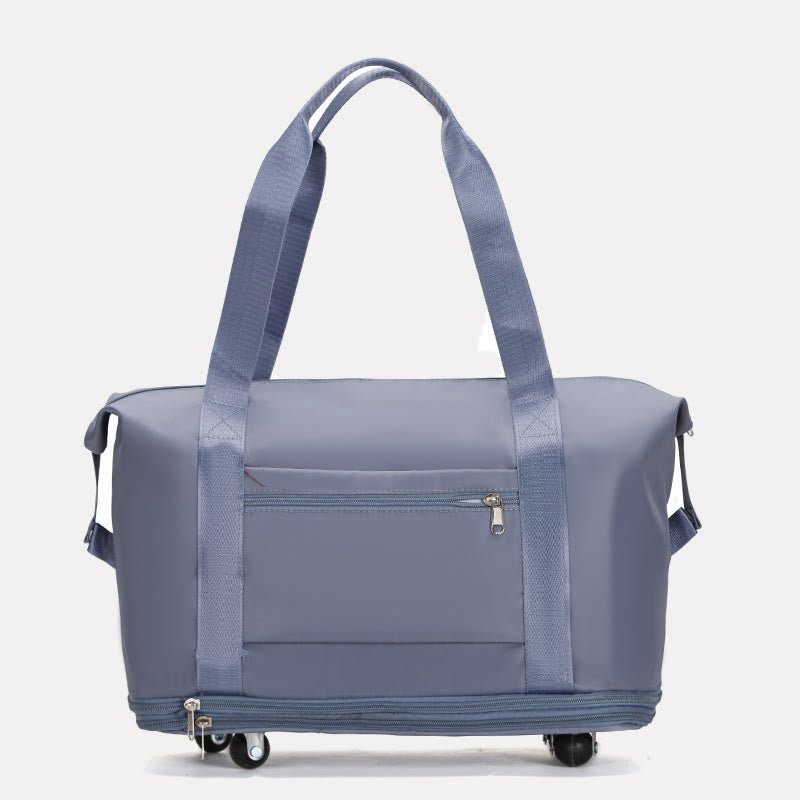 Tote Bag for Travel with Pull Rod & Oblique Folding Storage – Large Capacity Nylon Travel Sleeve - VOTVO