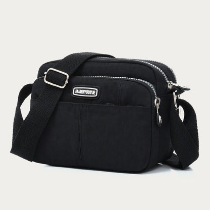Casual Crossbody Bag for Women – Waterproof Triple Layers Nylon Bag - VOTVO