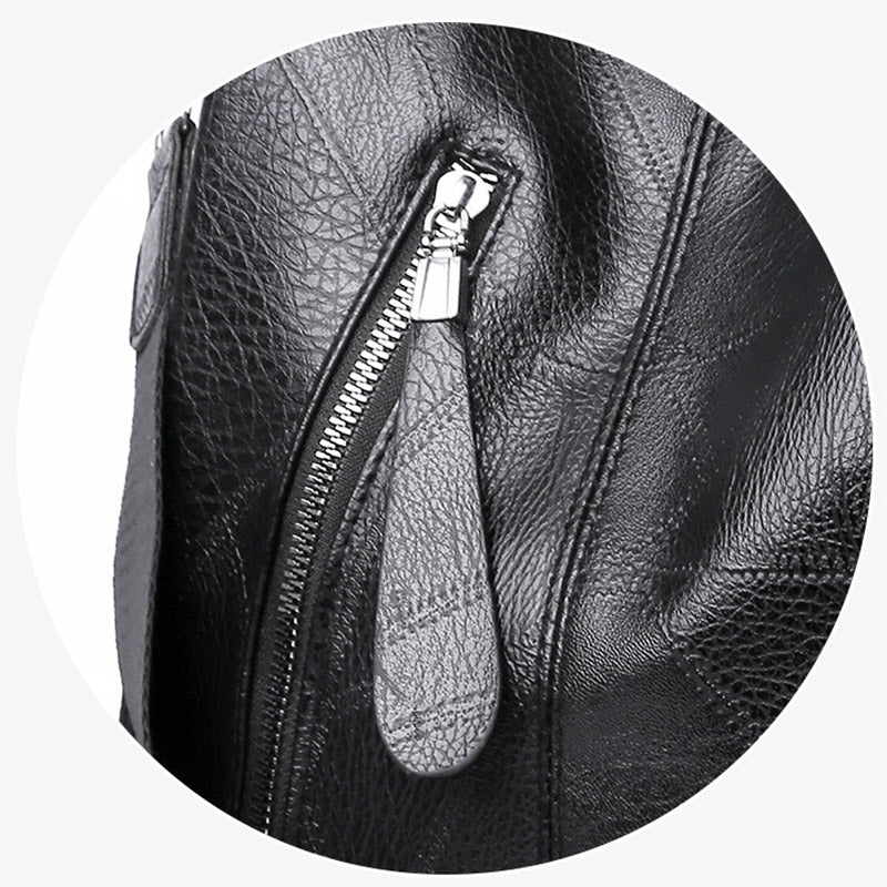 Women’s Leather Convertible Backpack Purse – Anti-Theft Travel Daypack & Shoulder Bag