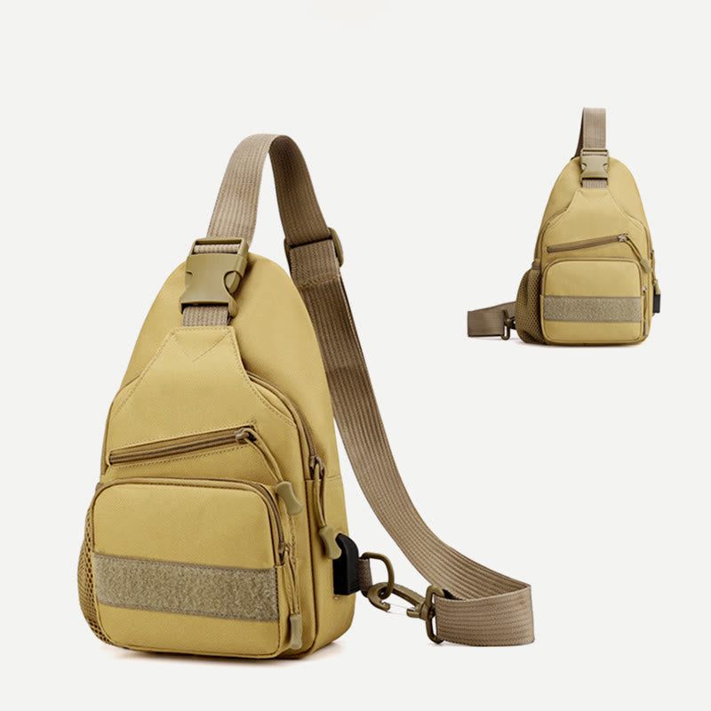 Sling Bag for Men – Canvas Casual Sports Large Chest Bag