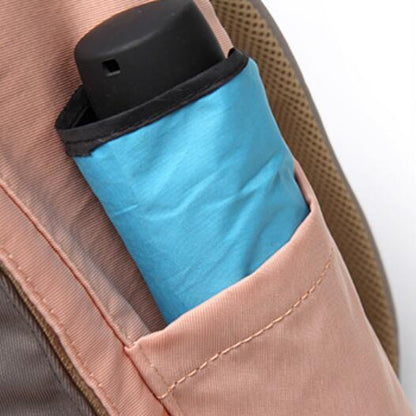 Large Capacity Colorblock Waterproof Backpack – School & Travel Laptop Bag