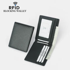 Genuine Leather RFID Blocking Slim Wallet - VOTVO