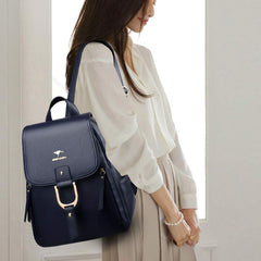 Backpack Purse for Women – Multi-Pocket PU Leather Travel Bag