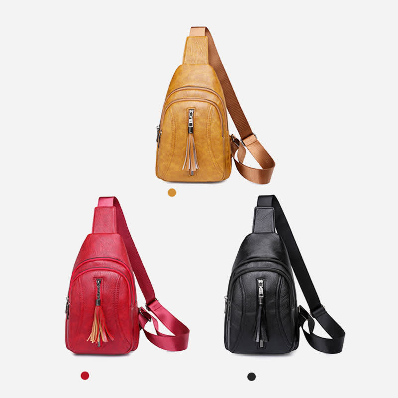 Fashionable Waterproof Sling Bag for Women - Crossbody Purse with Adjustable Strap