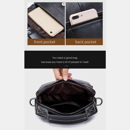 LargeCapacity RealLeather Multifunctional Crossbody Bag - VOTVO
