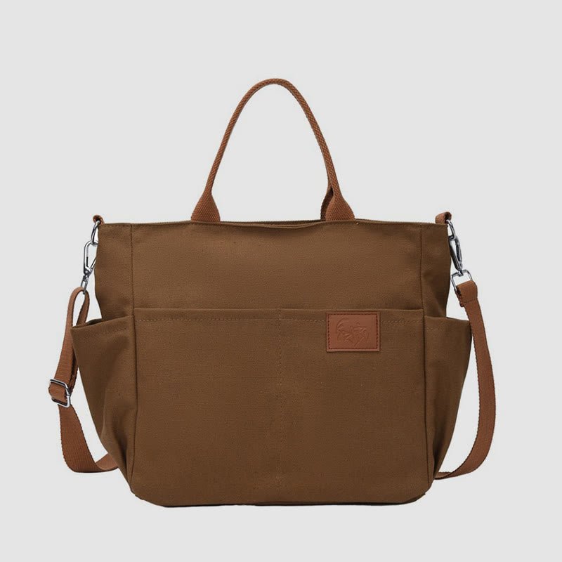 Simple Tote Bag for Women – Daily Portable Canvas Crossbody Bag - VOTVO