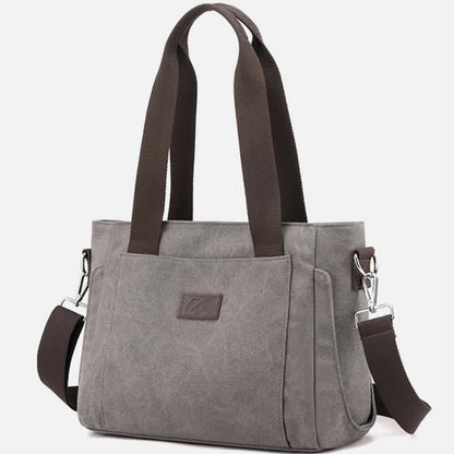 Women's Canvas Tote Shoulder Handbag – Casual Crossbody Purse Work Bag - VOTVO