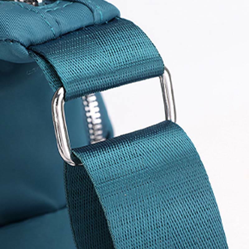 Crossbody Plaid Nylon Tote Bag for Women – Multi-Pocket Waterproof Purse